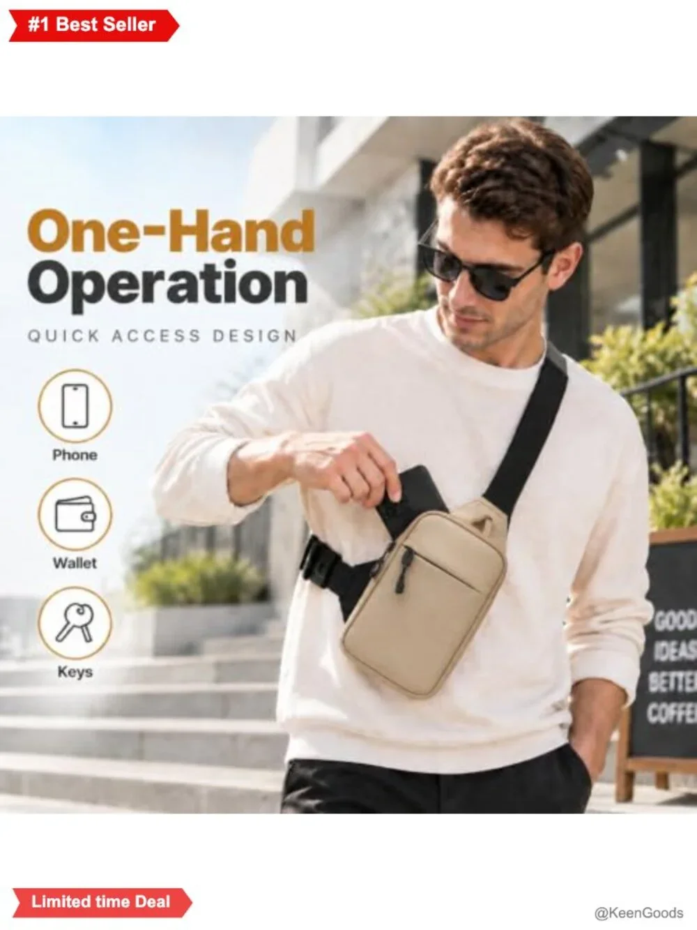 Mini Sling Bag Small Crossbody Phone Bag Travel Daily Carry